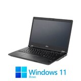 Laptop Fujitsu LIFEBOOK E548, Quad Core i5-8250U, SSD, Display NOU, Win 11 Home